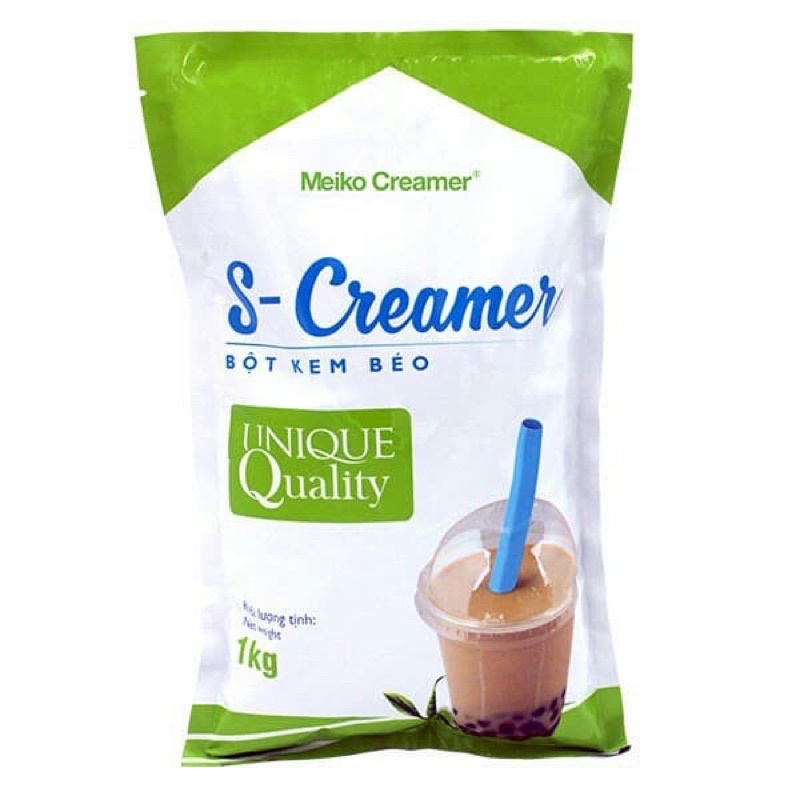 Bột kem béo thực vật pha trà sữa S-creamer XANH/VÀNG 1kg