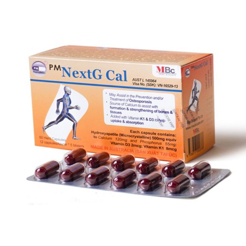 Canxi hữu cơ nhập khẩu từ Úc NextGcal
