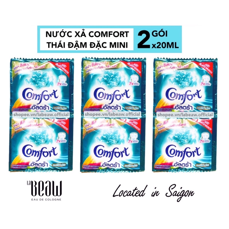 Nước xả vải COMFORT Thái đậm đặc set 2 gói 20ML