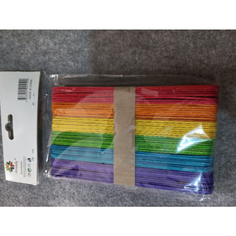Que kem màu  - Que đè lưỡi - 15x2 cm