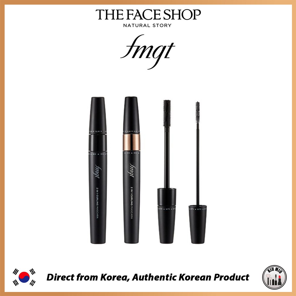 THE FACE SHOP fmgt 2in1 Curling Mascara *ORIGINAL KOREA*