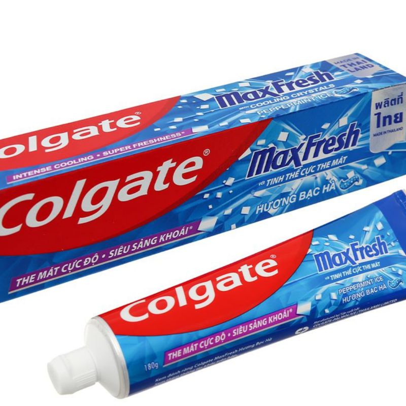 Kem đánh răng Colgate MaxFresh hộp 180 g hương bạc hà