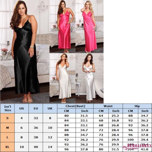 Bộ đầm ngủ 2 dây dáng dài vải lụa phối ren và quần lót cỡ lớn dành cho bạn nữ