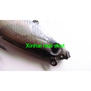 5 pcs / set Black and white lead fish Soft fish tail 14 g 8 cm squid bait line special soft bait