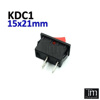 Công Tắc KCD1-11-2P 21x15mm (5 cái)