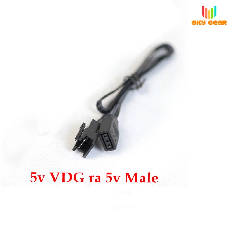 Cáp chuyển led 5v VDG, 5v 3Pin ,12v 4Pin