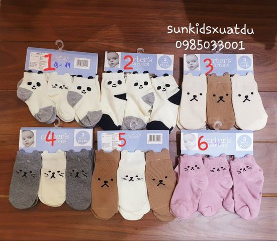 Set 6 đôi tất Carter