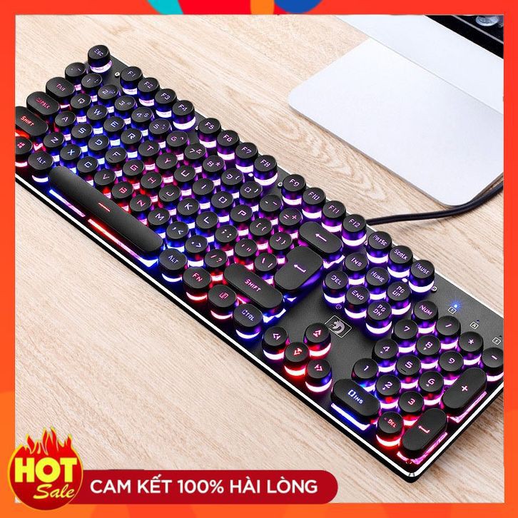 Bàn phím❤️FREESHIP❤️Bàn phím có dây cao cấp  có đèn led văn phòng nhập khẩu K100