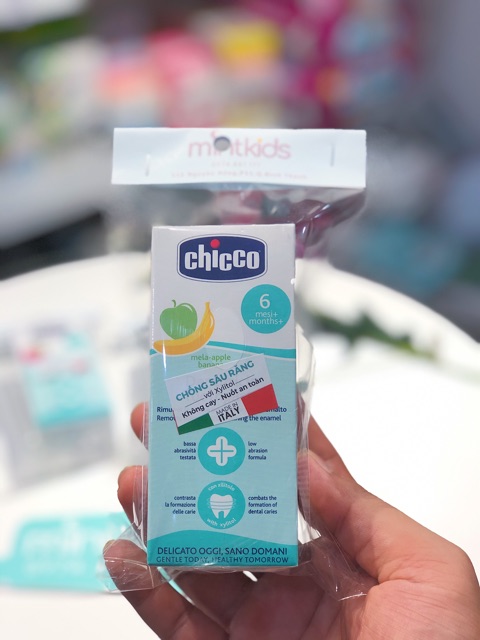 [SALE]Kem Đánh Răng CHICCO chính hãng cho bé (6 tháng+)