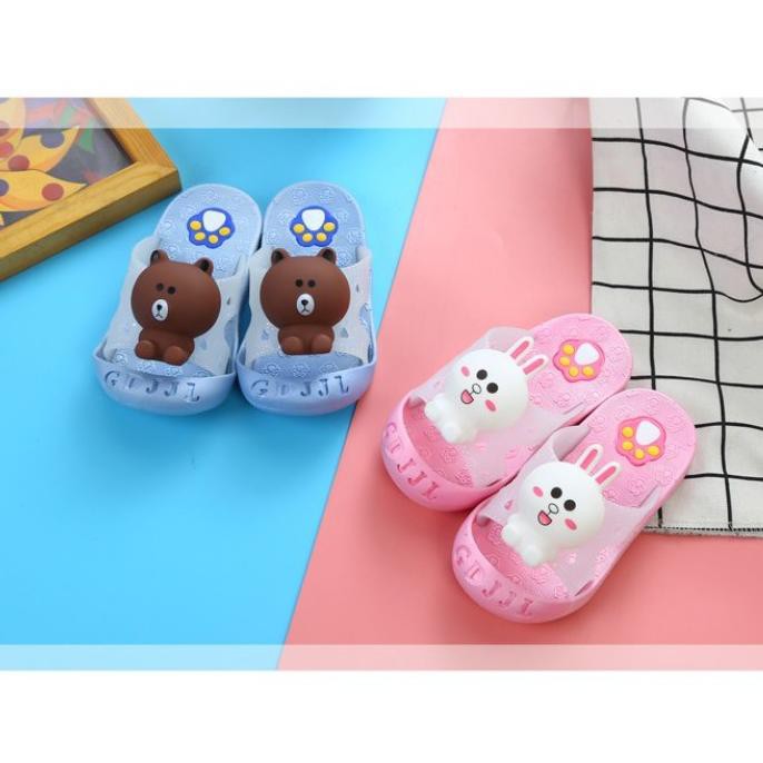 Giày Sandal Hình Gấu Brown Cony Sally Line Đáng Yêu Dành Cho Trẻ 5.5 Dễ Thương