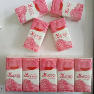 Lốc 10 Gói Khăn Giấy Bỏ Túi Cao Cấp Sài Gòn Bless You nk03023