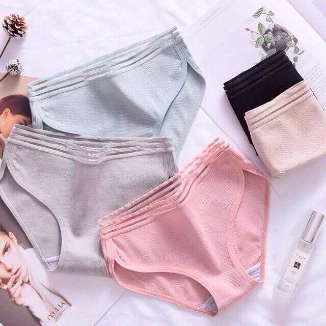 Quần lót nữ, quần lót Muji tăm tre thông thoáng - SÉT GỒM 4 QUẦN mỗi quần 1 túi zip xịn | BigBuy360 - bigbuy360.vn