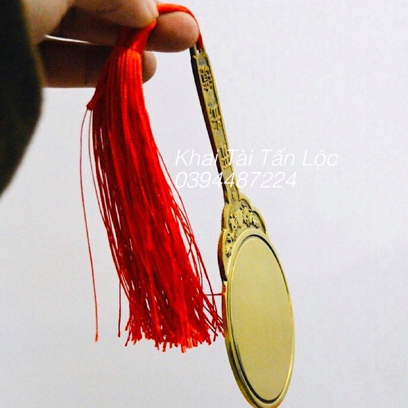 Gương khai Quang , gương kính đàn bằng đồng 15cm