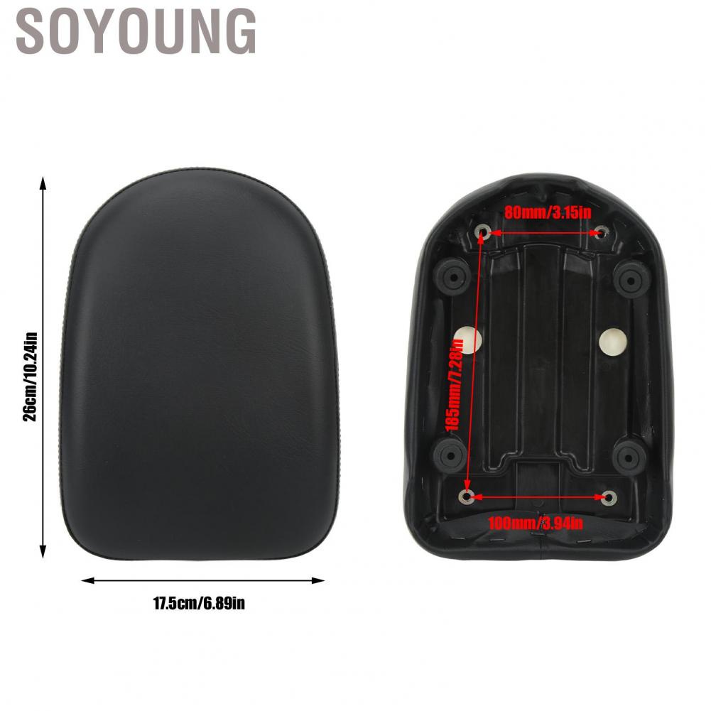 Soyoung Motorcycle Rear Cushion Saddles Passenger Pillion Seat for Rebel CM1100 CMX1100 2021‑2022