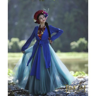 set tứ thân cám Lan Ngọc kèm mấn