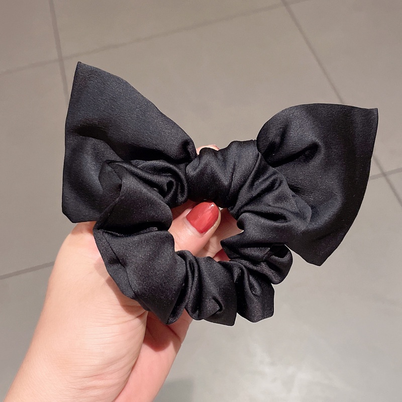 Dây buộc tóc/kẹp hình nơ đính đá lấp lánh phong cách hàn quốc cho nữ