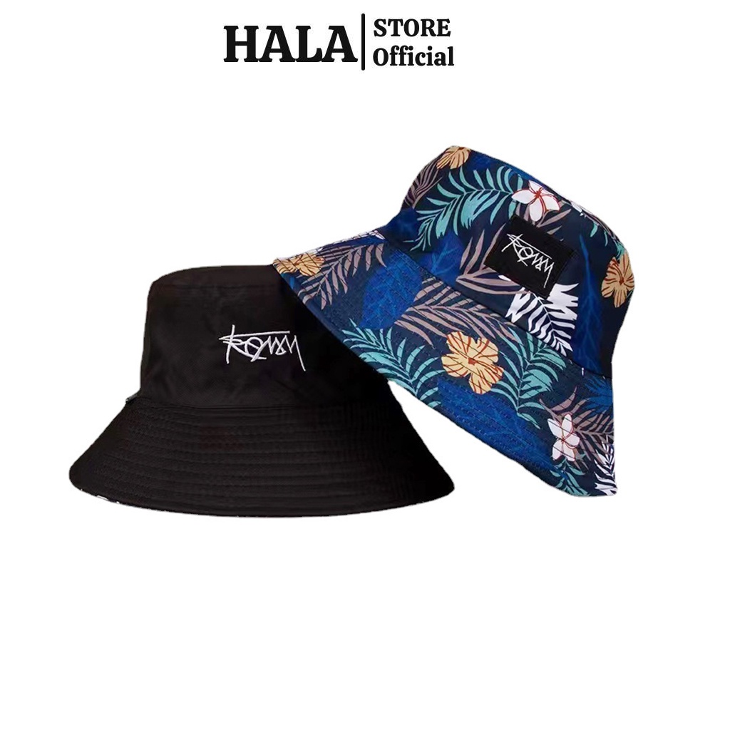 Mũ bucket 2 mặt vành cụp HALA  nón bucket nam nữ thời trang unisex phong cách cá tính