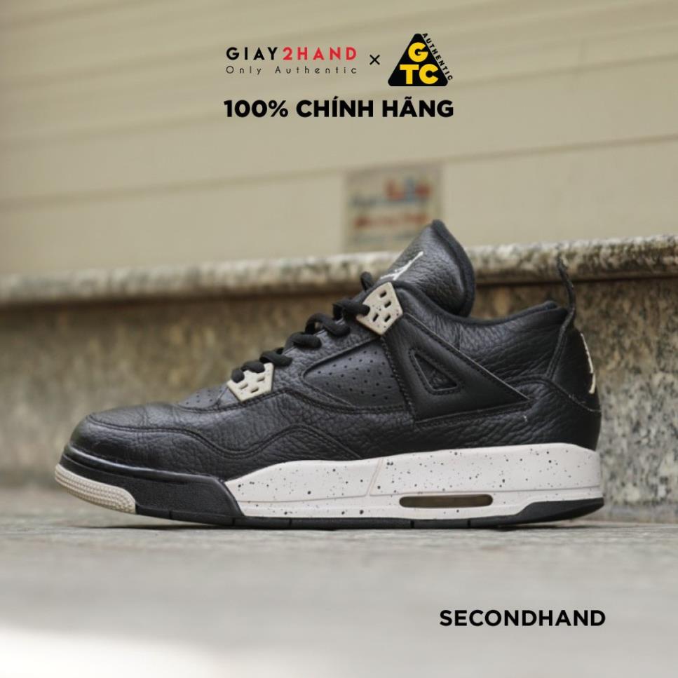   GIÀY Secondhand AIR JORDAN 4 RETRO GS OREO 408452-003 HÀNG CŨ CHÍNH HÃNG 🌵