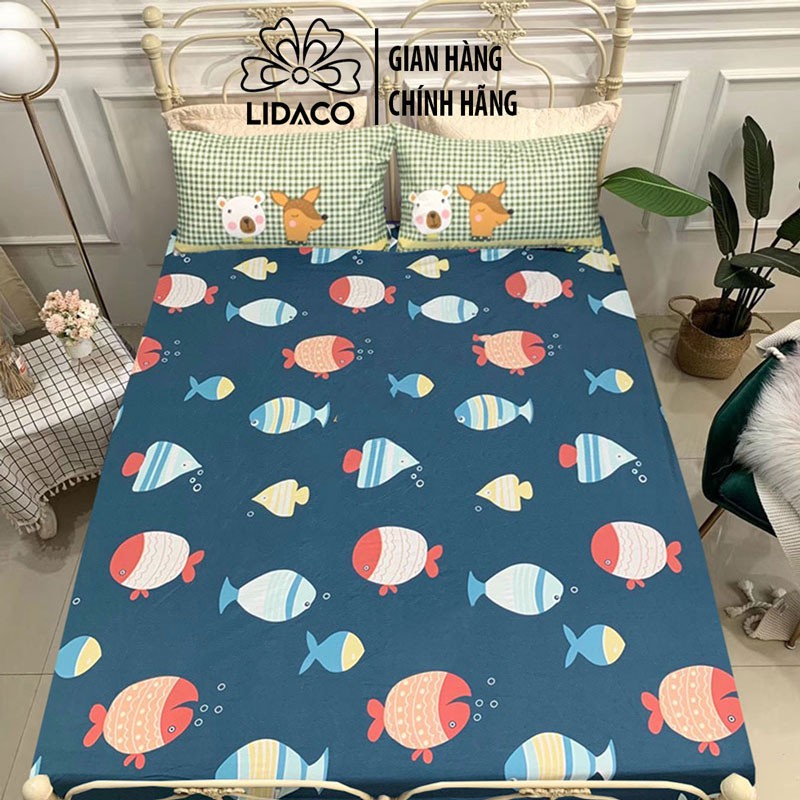 Ga chống thấm cotton LIDACO kháng khuẩn nằm trực tiếp cho bé không nóng bí loại 1 dai bền | BigBuy360 - bigbuy360.vn