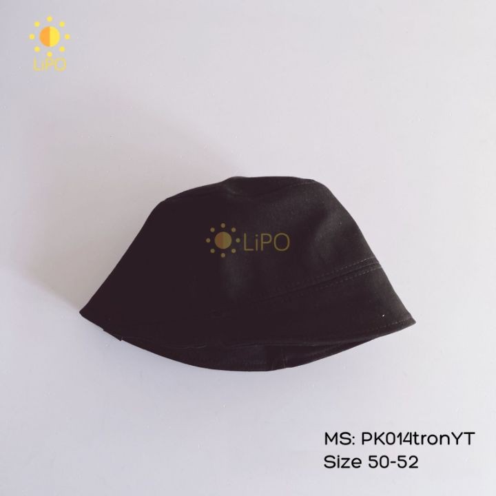 Mũ tròn bé trai bé gái màu trơn basic, nón tròn cho bé 2- 6 tuổi PK014tronYT