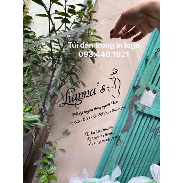 túi opp, túi bóng kính dán miệng đựng quần áo