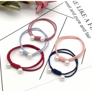Dây buộc tóc dễ thương hạt ngọc (đủ màu)