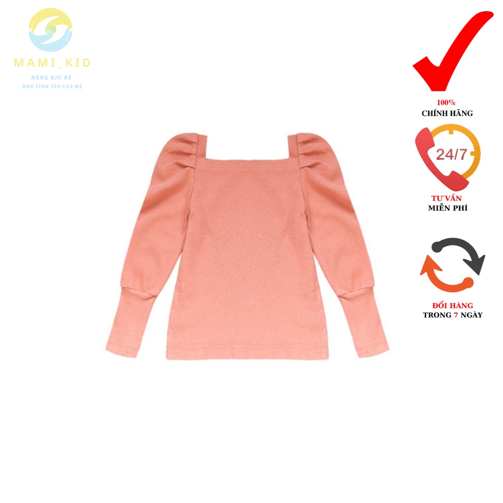 áo thun trẻ em tay dày thu đông, chất liệu 100% cotton mềm đẹp, size đến 35kg Mami Kid