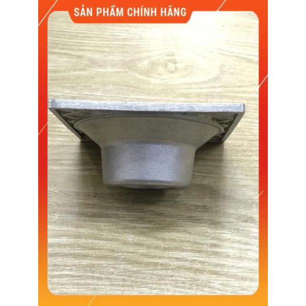 (SALE) phễu thoát sàn chống hôi inox304 mờ, phễu thoát nước, phễu thu sàn, mặt 10x10cm phi 60, đúc nguyên khối