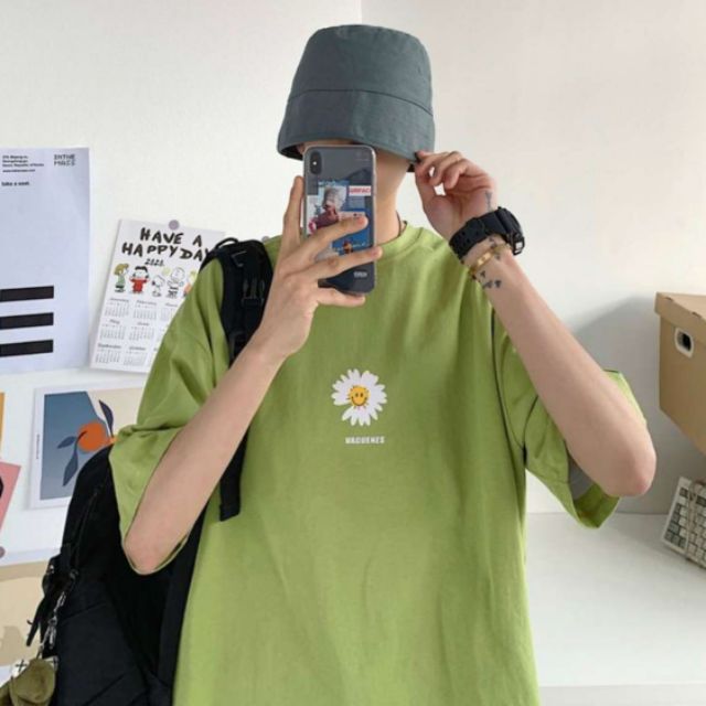 Áo thu tay lỡ Unisex bông dạng cặp