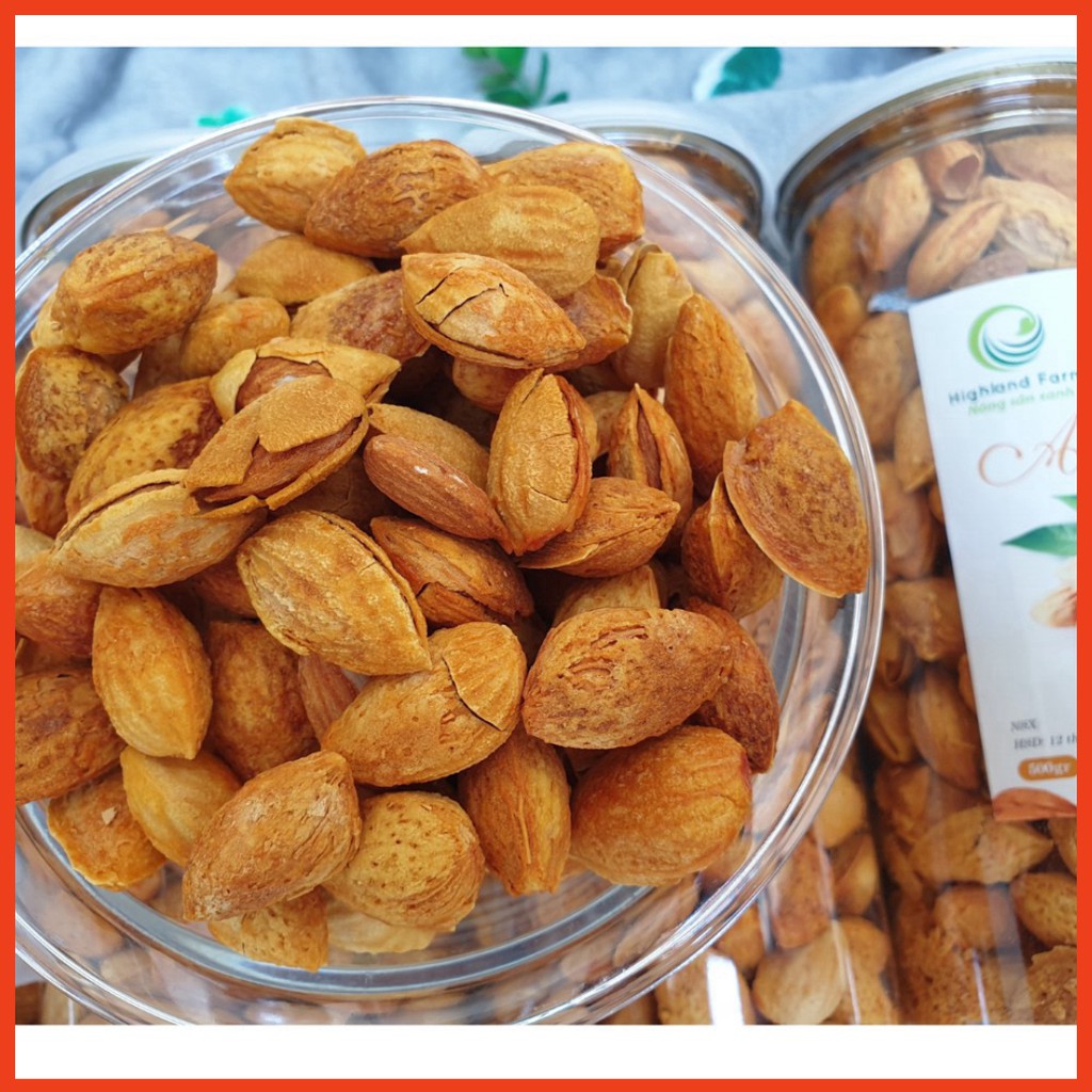 Hạnh nhân Mỹ rang bơ, 1kg, vỏ lụa siêu mỏng, giòn tan, thơm bùi Hoàn toàn tự nhiên