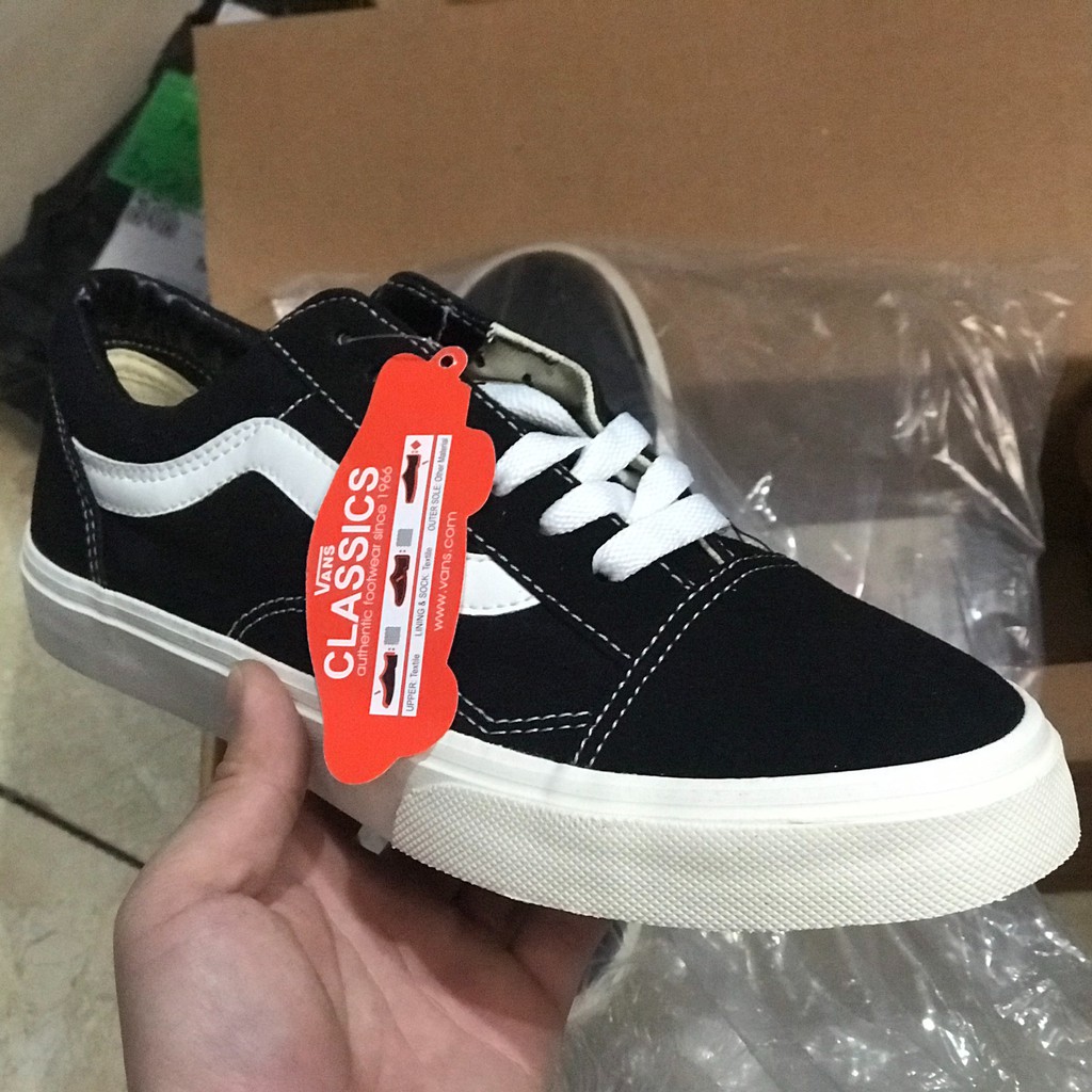 [Video+ảnh thật] Giày Vans Vault Style Old Skool đen thấp