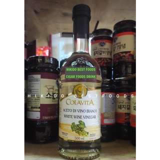 Giấm Nho Trắng Hữu Cơ Organic Colavita White Wine Vinegar Aceto Di Vino Bianco 500ML