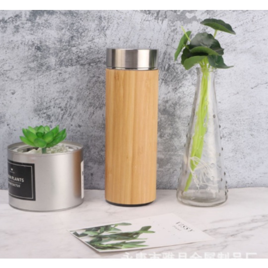 Bình giữ nhiệt cao cấp bằng tre thiên thiện môi trường 3 kích cỡ