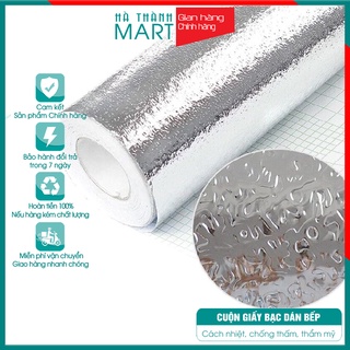 Cuộn giấy bạc dán bếp - decal dán tường nhà bếp ⚡️ cách nhiệt, chống thấm nước ⚡️ (khổ 60cm x 1m-2m-3m)