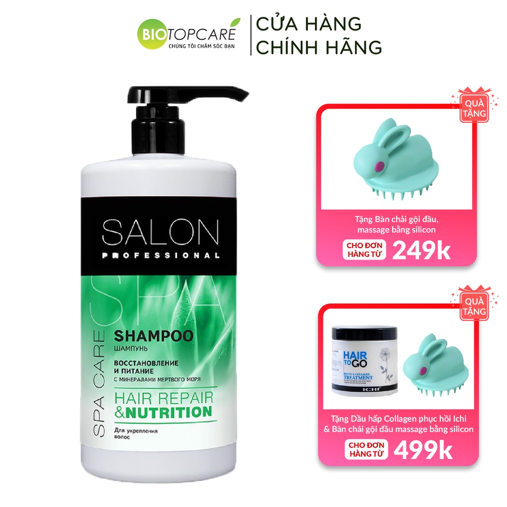 [Mã FMCGMALL giảm 8% đơn từ 250K] Dầu Gội SALON PROFESSIONAL Phục Hồi Và Nuôi Dưỡng Tóc 1000ml - TN074