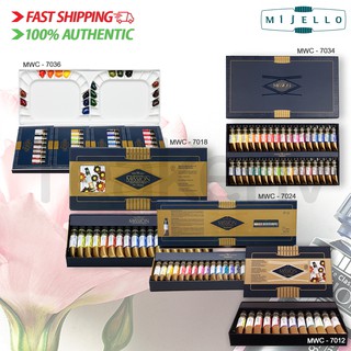 Bộ màu nước 12/18/24/36 màu x7ml/34 màu x15ml cao cấp