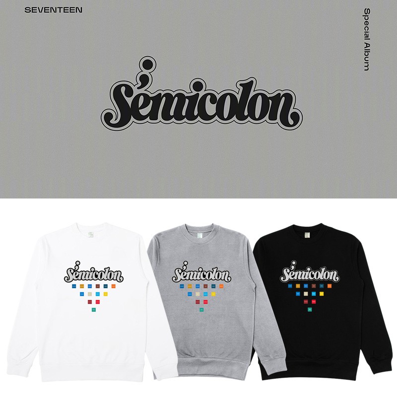 Áo sweater Seventeen - Semicolon