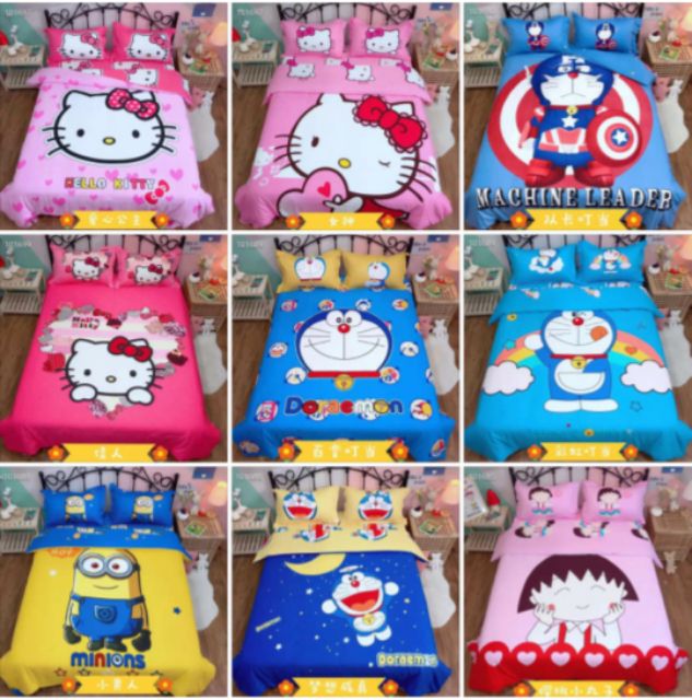 Bộ chăn ga 3D cotton trẻ em ( ib chọn mẫu)