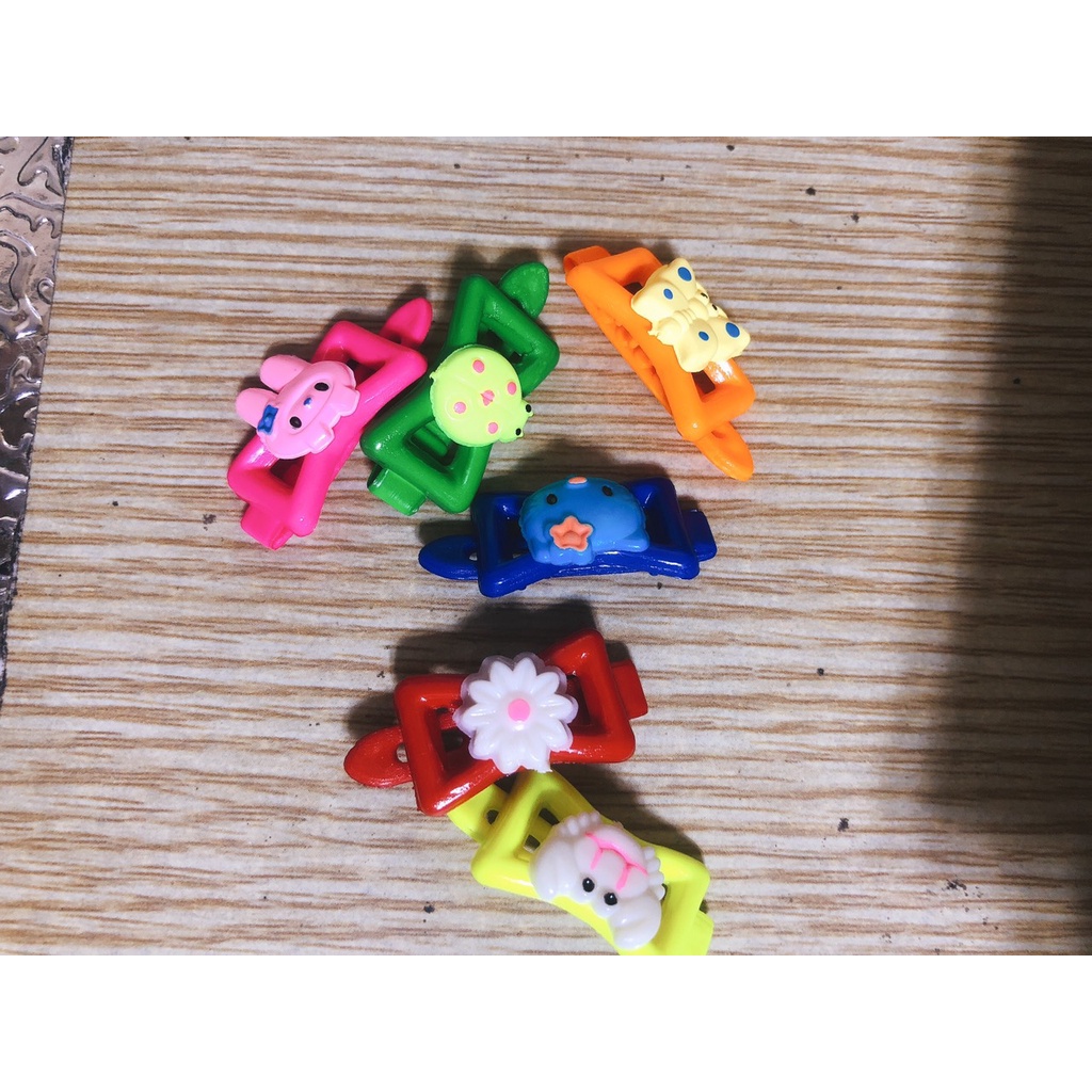 kẹp tóc mini cho bé nhỏ siêu cute ( 1 sét 6 cây )