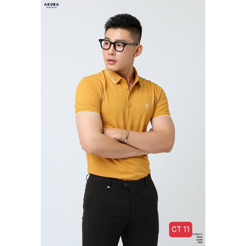 Áo thun nam ngắn tay cổ polo cao cấp mẫu mới-chất thun cotton co dãn ,mát-hàng chuẫn shop tranbehp KM12