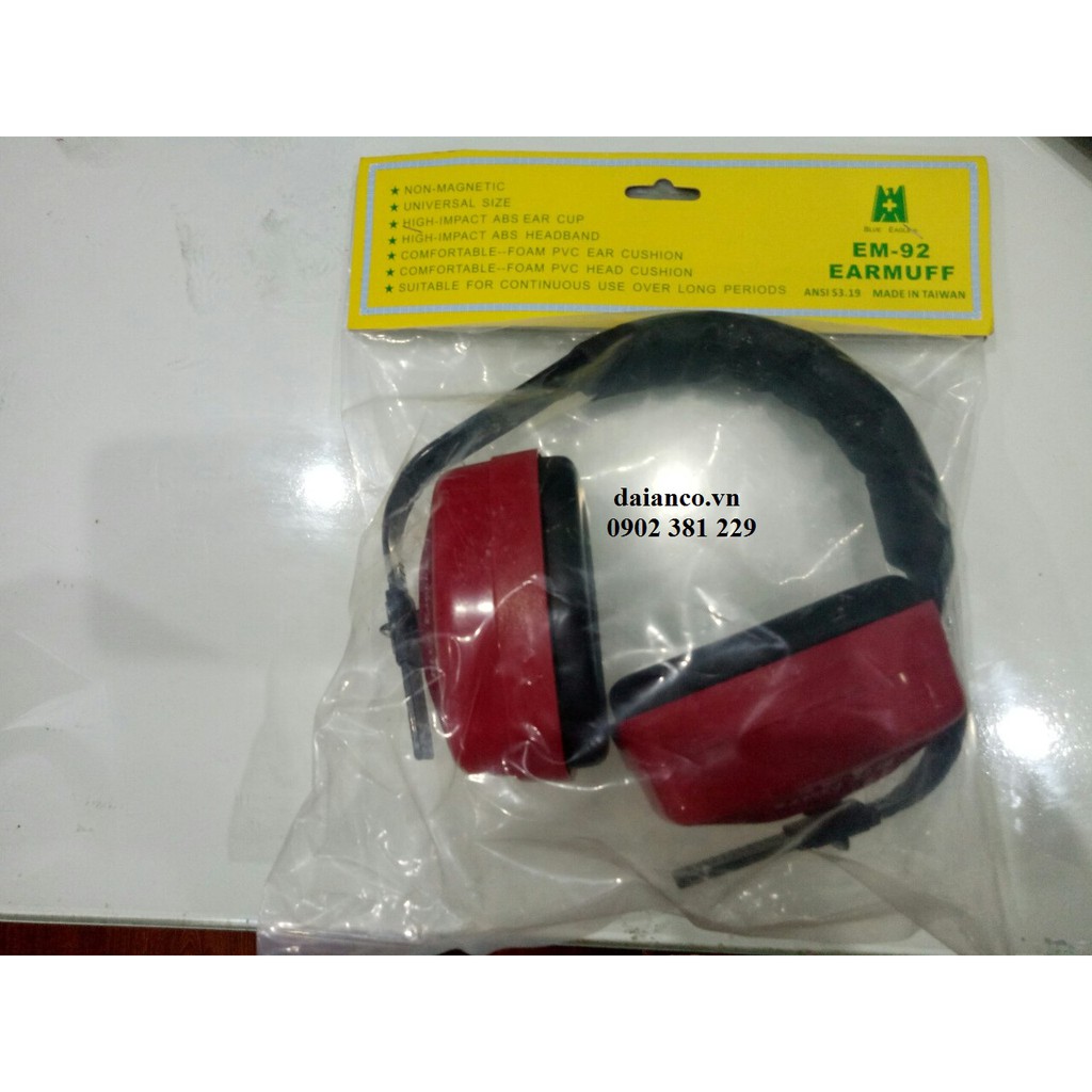 [HOT NEW] - Chụp tai chống ồn, giảm ồn Blue Eagle EM92RD - hàng sẵn