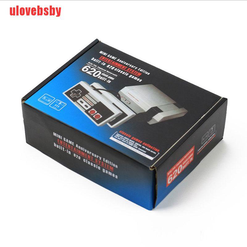 [ulovebsby]Super Mini Family TV Video Game Console Retro AV Out Built-in 620 Games