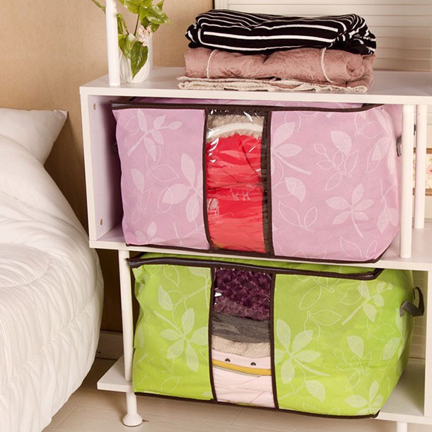 Túi đựng đa năng decor sắp xếp quần áo chăn màn vải không dệt thế hệ mới No.101254