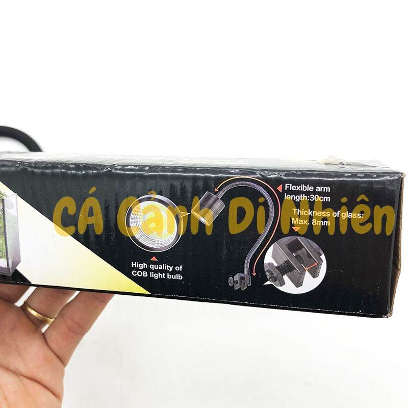 Đèn led thủy sinh BIOTOP đổi màu 3 chế độ đèn rọi kẹp thành hồ cá SD-300 5W 7W 10W