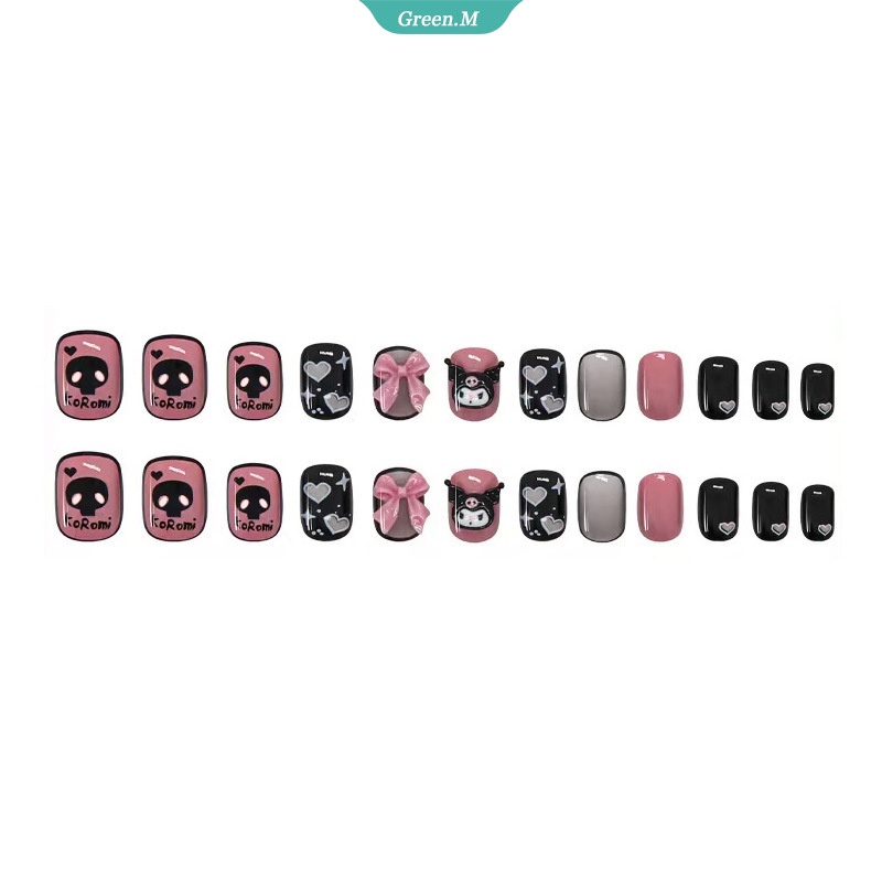 Hình Dán Móng Tay Búp Bê Hoạt Hình Sanrio Kulomi Dễ Thương Làm Quà Tặng Cho Bé Gái