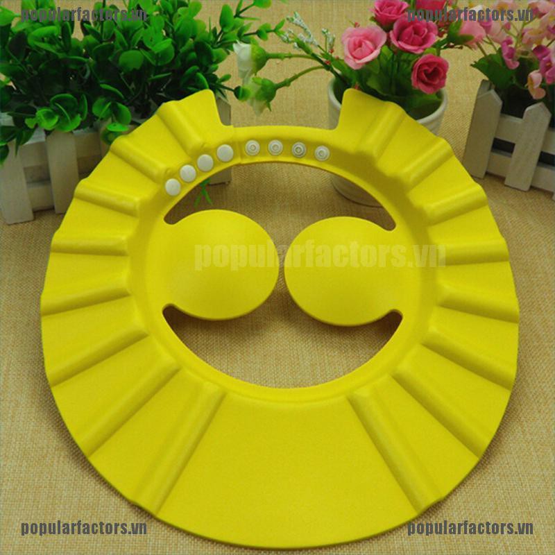 Mũ Tắm Gội Đầu Chắn Nước 3 Màu Tùy Chỉnh Tiện Dụng Cho Bé