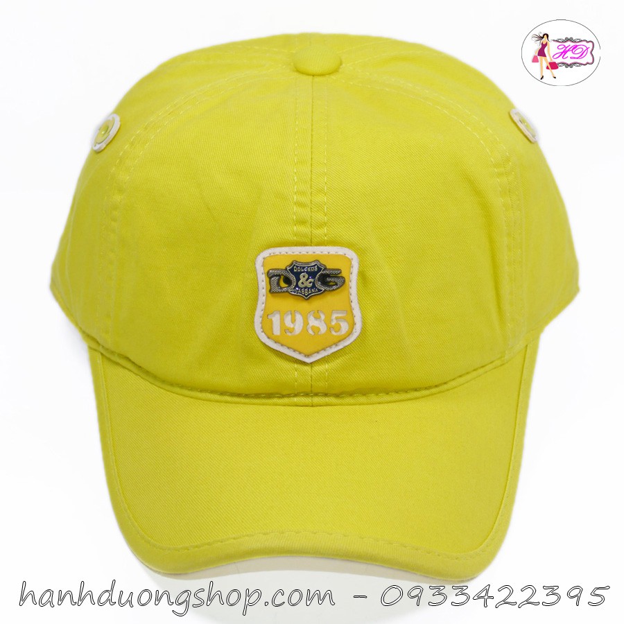 [ HÀNG ĐẸP GIÁ RẼ ] Mũ lưỡi trai nam DG 1985 nón kết nữ đẹp chất liệu vải cao cấp dễ thấm hút mồ hôi mẫu mã đẹp
