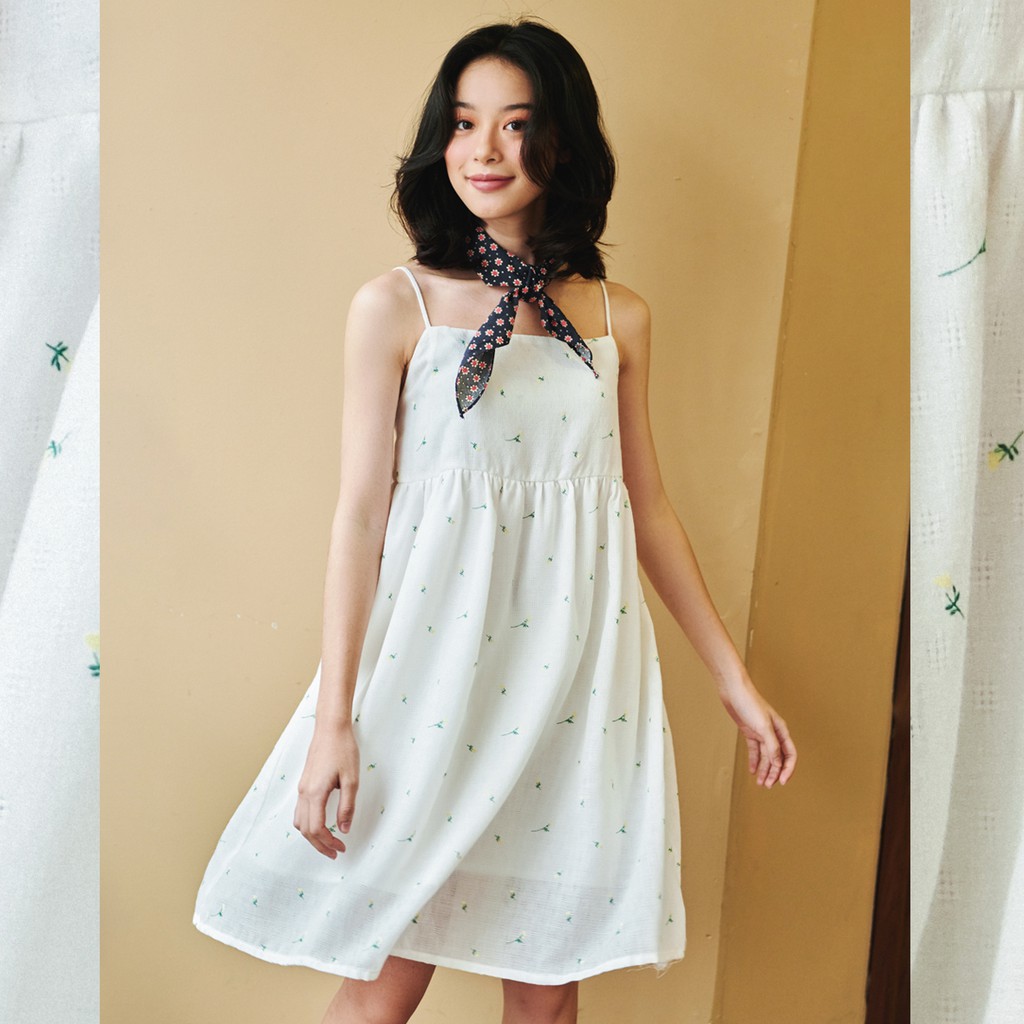 BLEUBIRD váy 2 dây dáng xoè ngắn MOMO DRESS