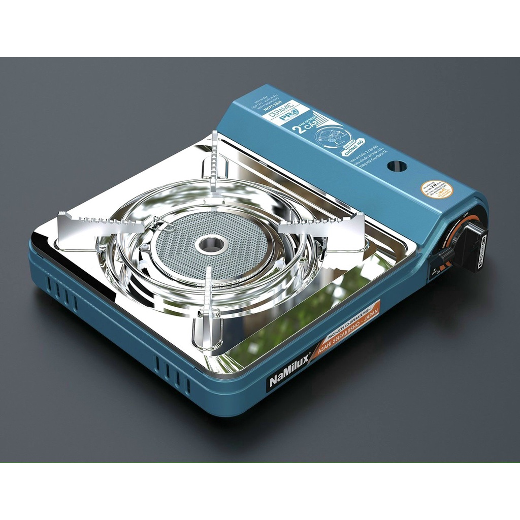 BẾP GAS MINI NAMILUX HỒNG NGOẠI CÓ VAN INLINE - GIÓ QUẠT CŨNG KHÔNG TẮT BẾP | BigBuy360 - bigbuy360.vn