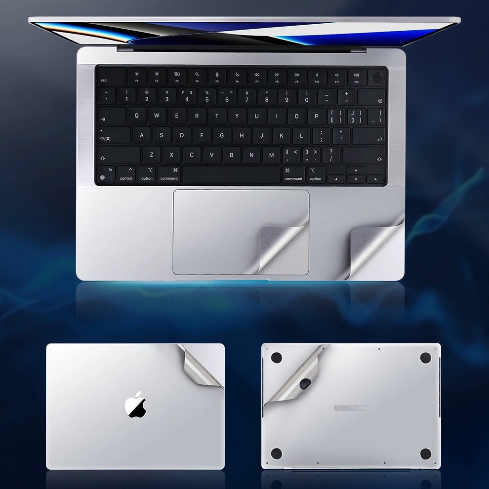 Bộ Dán 5in1 dành cho Macbook Pro 14 inch, 16 inch, M1 Pro, M1 Max 2021 - Hàng Chính Hãng - Hàng Chính Hãng JRC